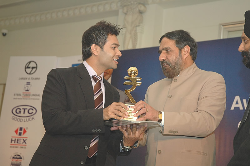 JLC Nicekl Alloys wins the EEPC India National Award for Export Excellence during 2008-09 – Star Performer - Non Ferrous Metals given By Engineering Export Promotion Council, India